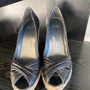 Stuart Weitzman Peep Toe Wedge